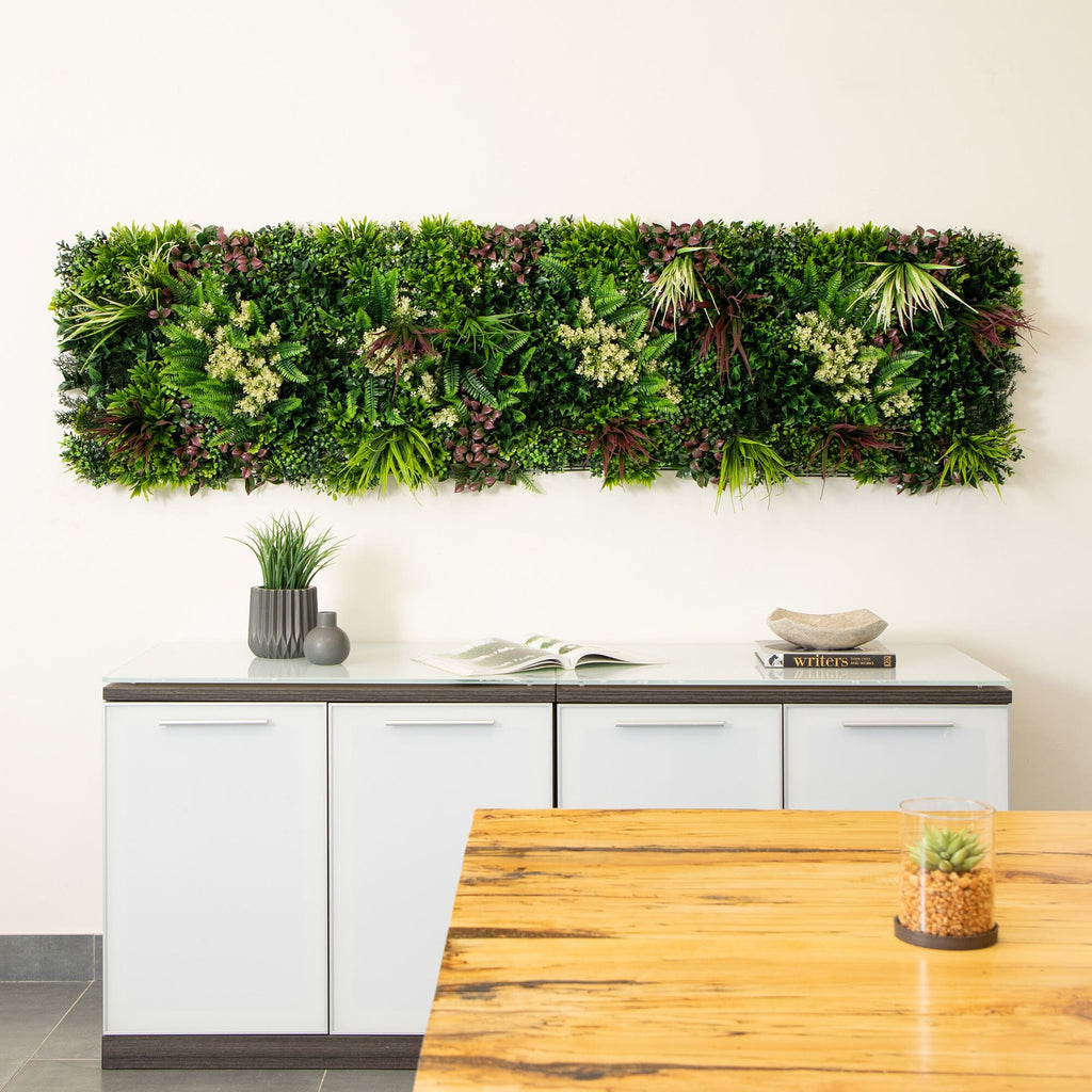 20” x 20” UV Resistant Corfu Island Artificial Living Wall Panels (Indoor/Outdoor) - Set of 3 - Che Cose Belle