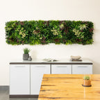 20” x 20” UV Resistant Corfu Island Artificial Living Wall Panels (Indoor/Outdoor) - Set of 3 - Che Cose Belle