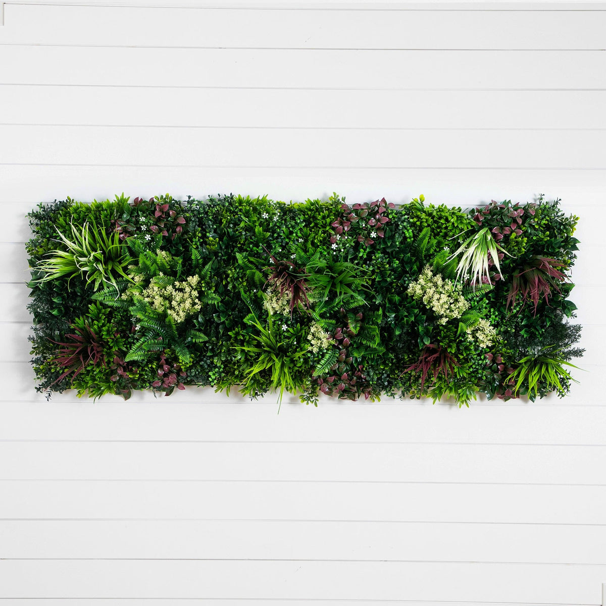 20” x 20” UV Resistant Corfu Island Artificial Living Wall Panels (Indoor/Outdoor) - Set of 3 - Che Cose Belle
