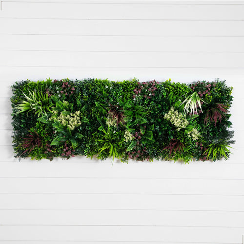 20” x 20” UV Resistant Corfu Island Artificial Living Wall Panels (Indoor/Outdoor) - Set of 3 - Che Cose Belle