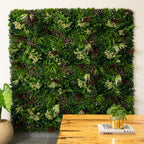 20” x 20” UV Resistant Corfu Island Artificial Living Wall Panels (Indoor/Outdoor) - Set of 3 - Che Cose Belle