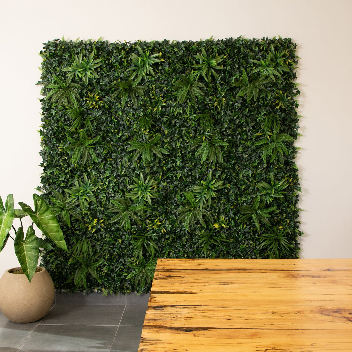 20” x 40” UV Resistant Andean Cloud Forest Artificial Living Wall Panel (Indoor/Outdoor) - Che Cose Belle