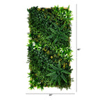 20” x 40” UV Resistant Hawaiian Islands Artificial Living Wall Art Panel in Light Wood-Like - Che Cose Belle