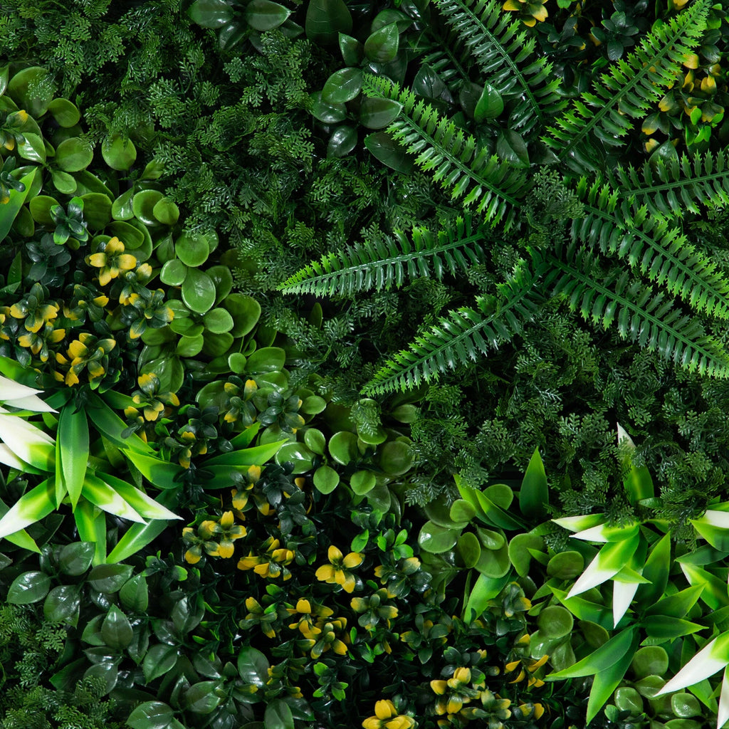 20” x 40” UV Resistant Hawaiian Islands Artificial Living Wall Art Panel in Light Wood-Like - Che Cose Belle