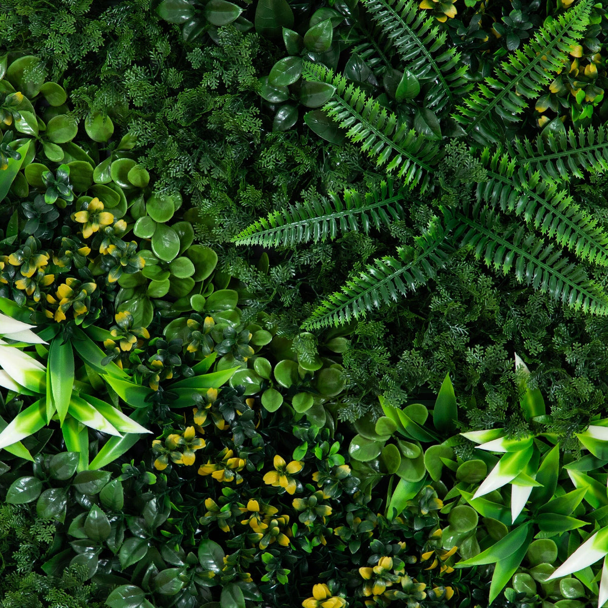 20” x 40” UV Resistant Hawaiian Islands Artificial Living Wall Art Panel in Light Wood-Like - Che Cose Belle