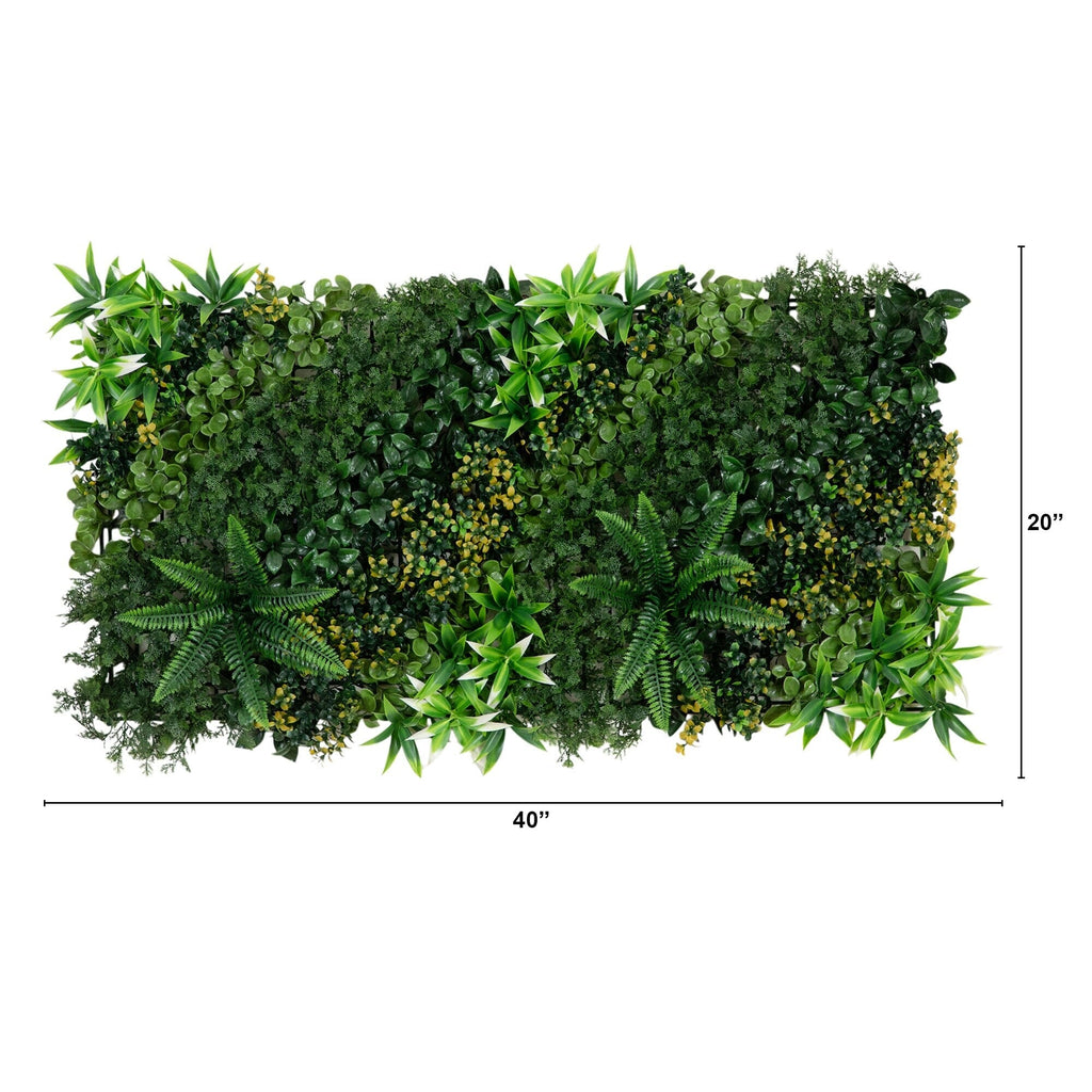 20” x 40” UV Resistant Hawaiian Islands Artificial Living Wall Panel (Indoor/Outdoor) - Che Cose Belle