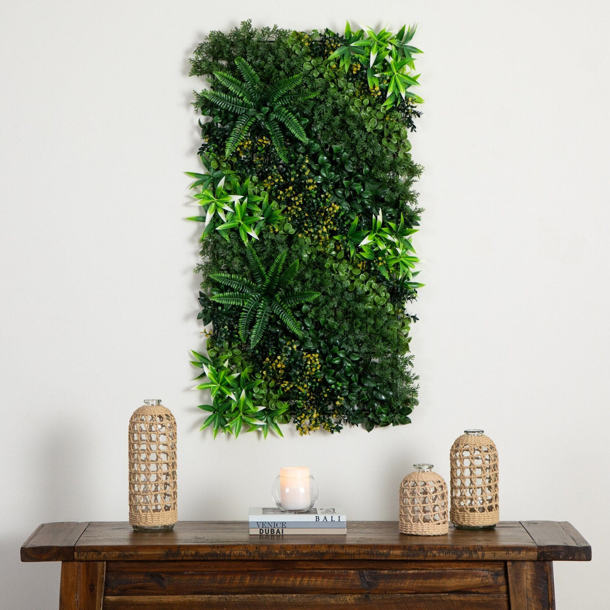 20” x 40” UV Resistant Hawaiian Islands Artificial Living Wall Panel (Indoor/Outdoor) - Che Cose Belle