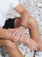 Triple Protection Beaded Bracelet - Havana