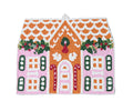 Handcrafted Gingerbread House Beaded Placemat, Beaded Holiday Table Decor, Christmas special beaded placemat by Payton James, Christmas decoration gift for her