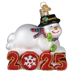 2025 Snowman Ornament Glass Ornament - Che Cose Belle