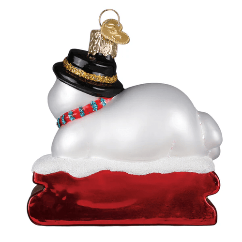2025 Snowman Ornament Glass Ornament - Che Cose Belle