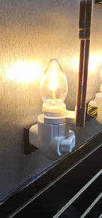 Cross Night Light - Handcrafted Stained Glass-Inspired Cross Nightlight – LED Accent Light