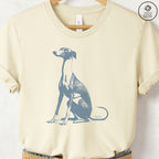 Italian Greyhound Whippet Eye Rolling Disapproving Dog T-Shirt - Che Cose Belle