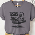 Italian Greyhound Whippet Eames Headphones T-Shirt - Che Cose Belle