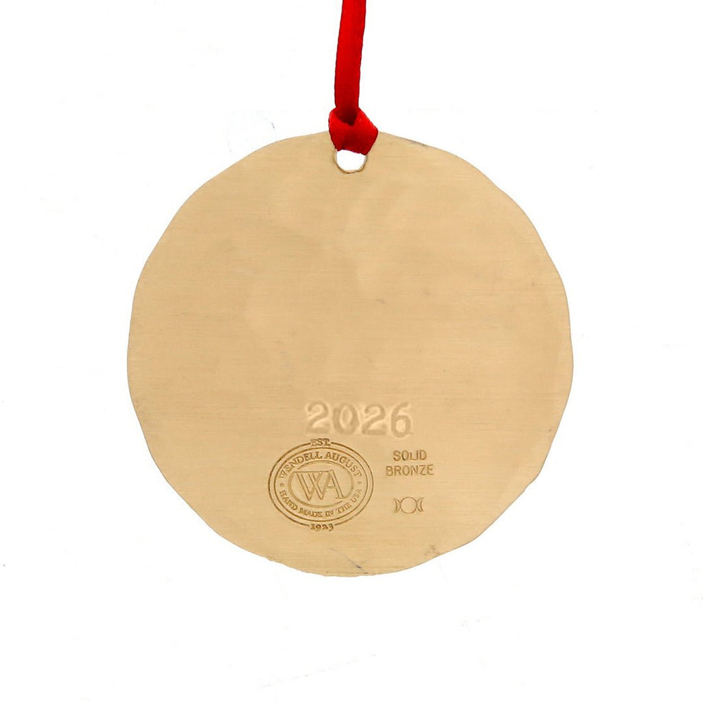 2026 Annual Ornament- Cozy Christmas Hearth (Bronze) - Che Cose Belle