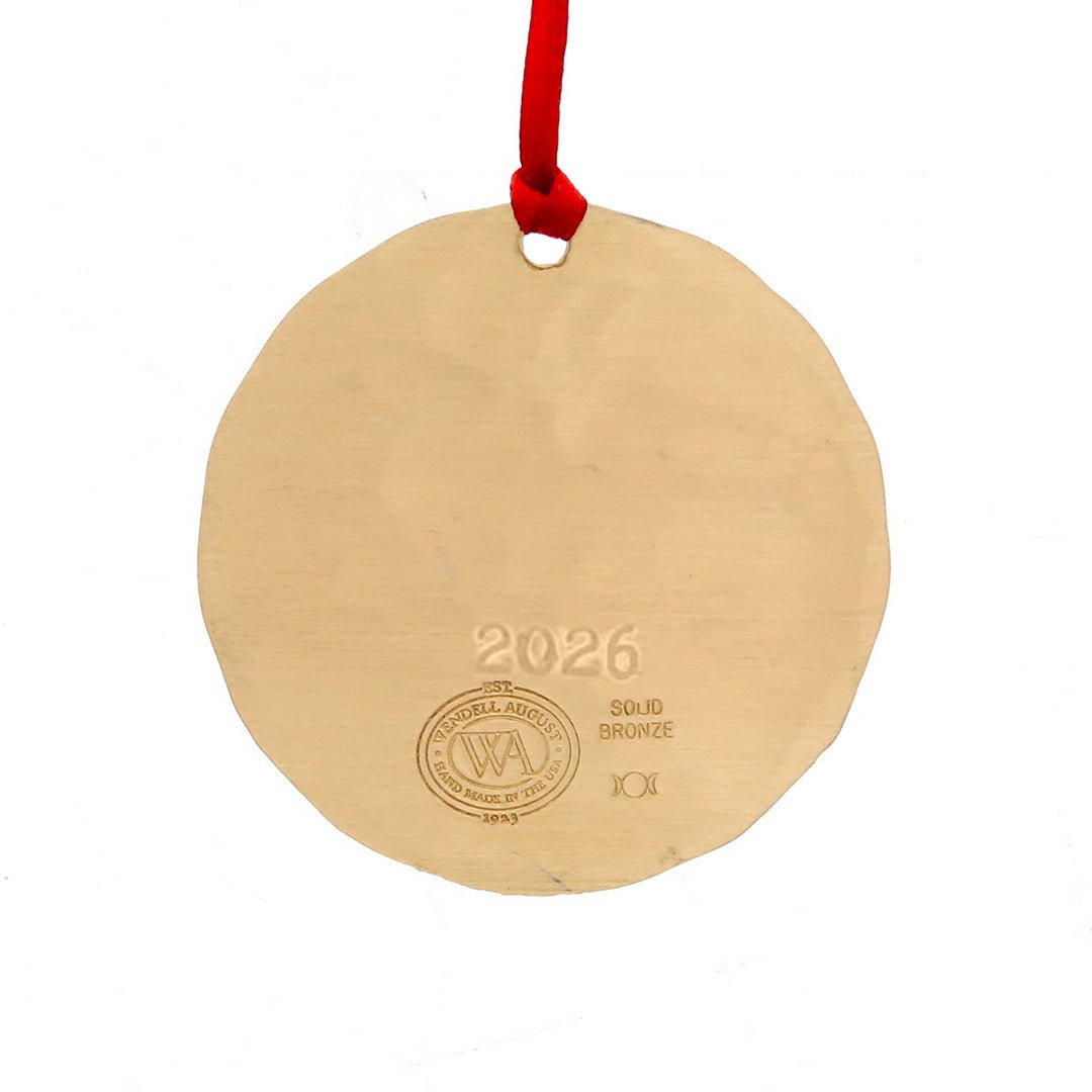 2026 Annual Ornament- Cozy Christmas Hearth (Bronze) - Che Cose Belle