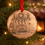 2026 Annual Ornament- Cozy Christmas Hearth (Copper) - Che Cose Belle