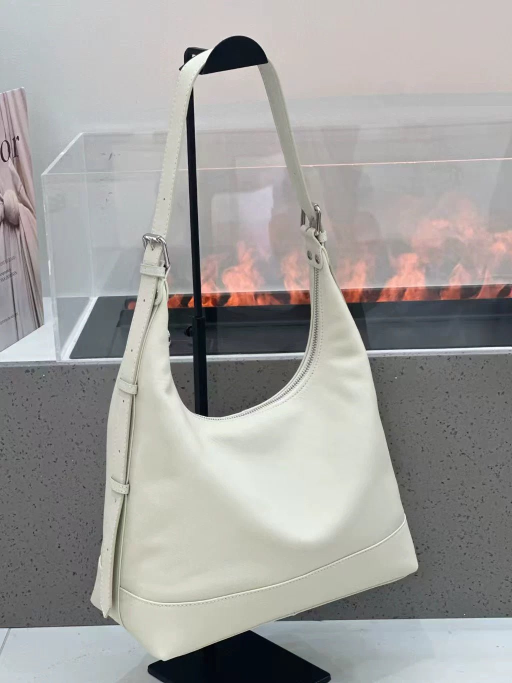 2026 New First-Layer Cowhide Underarm Bag For Women, Genuine Leather Shoulder And Crossbody Bag, Urban Simple Soft Leather Large Capacity Handbag - Che Cose Belle