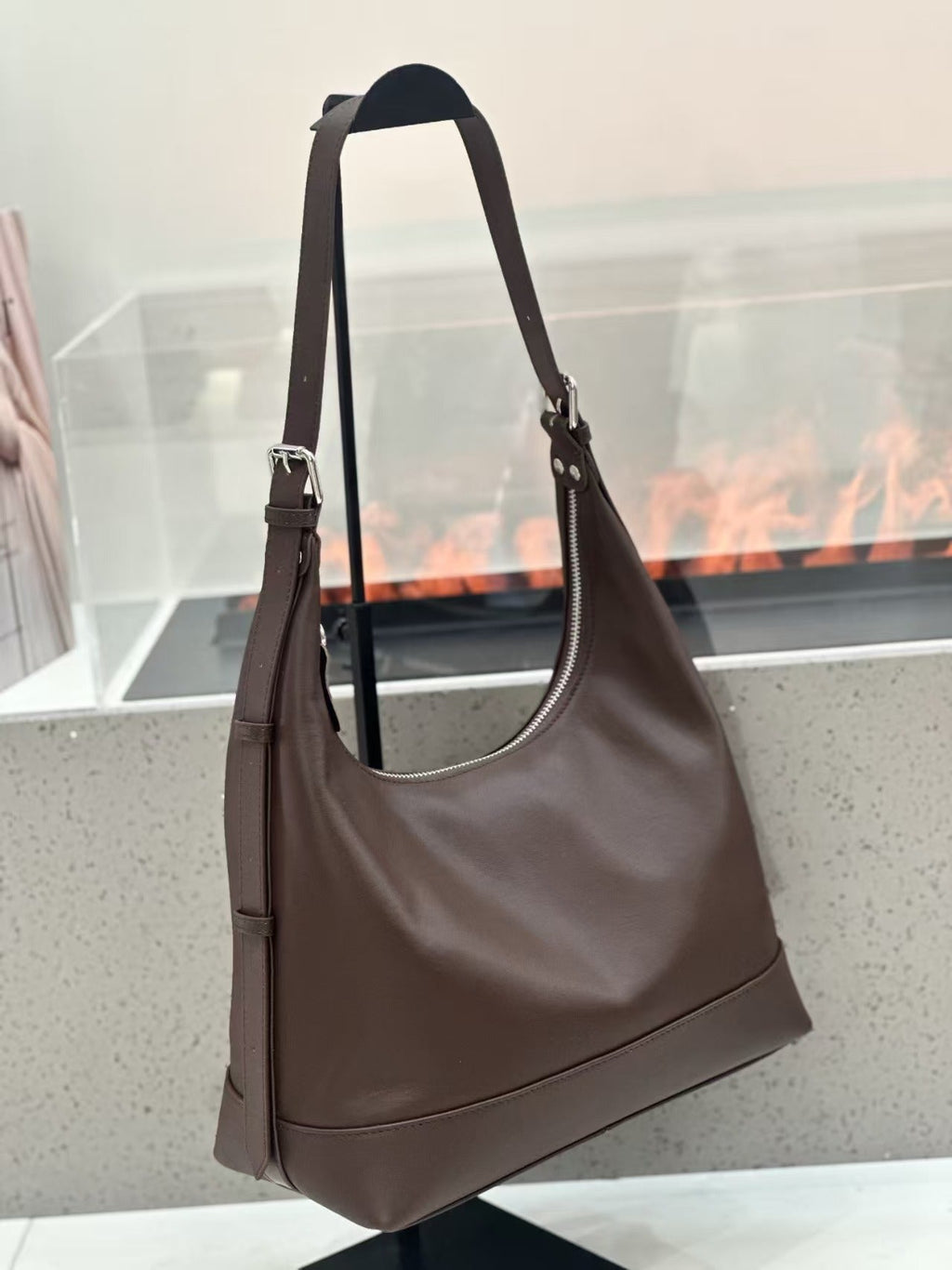 2026 New First-Layer Cowhide Underarm Bag For Women, Genuine Leather Shoulder And Crossbody Bag, Urban Simple Soft Leather Large Capacity Handbag - Che Cose Belle