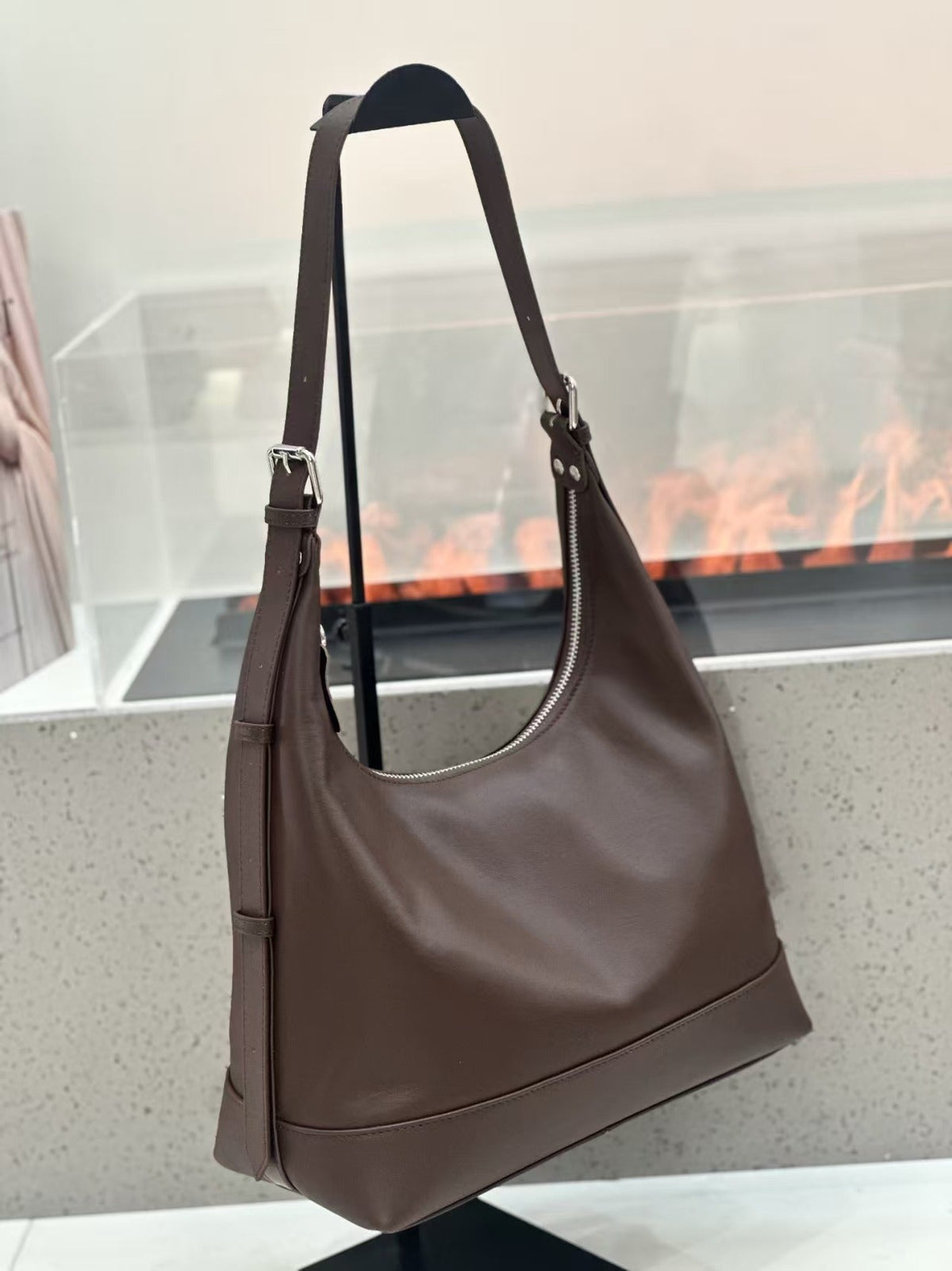 2026 New First-Layer Cowhide Underarm Bag For Women, Genuine Leather Shoulder And Crossbody Bag, Urban Simple Soft Leather Large Capacity Handbag - Che Cose Belle