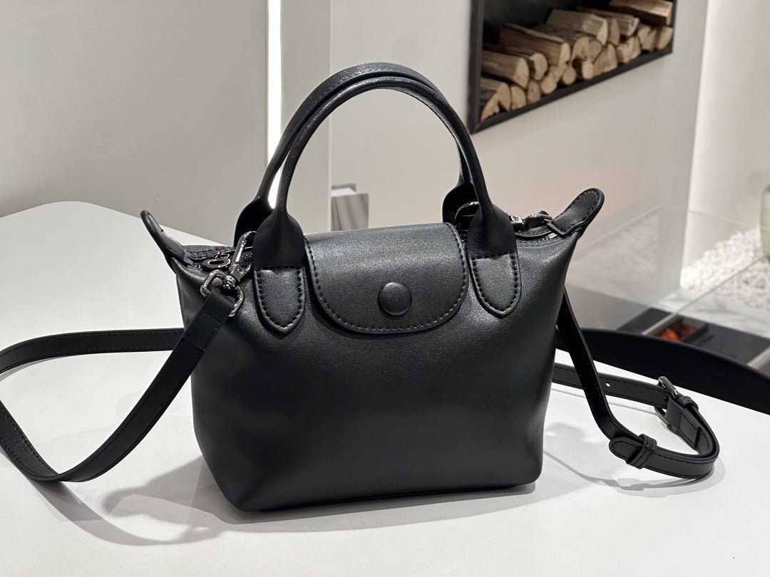 2026 New Genuine Leather Dumpling Bag For Women, Niche Design, Soft Leather Shoulder And Crossbody Mini Handbag - Che Cose Belle