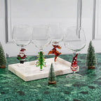 3D Christmas Tree Wine Glasses