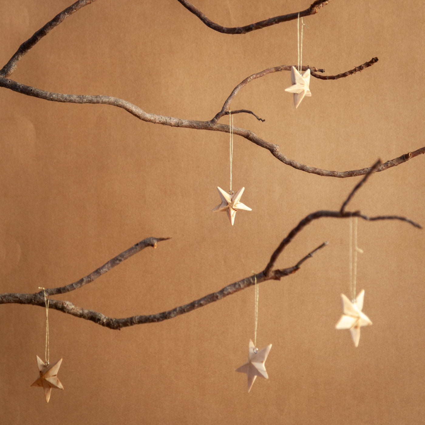 Wooden Star Ornament