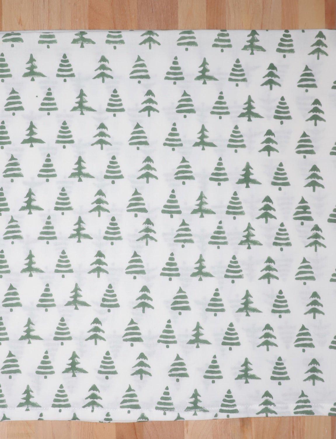 S/2 Christmas Tree Cotton Tea Towel
