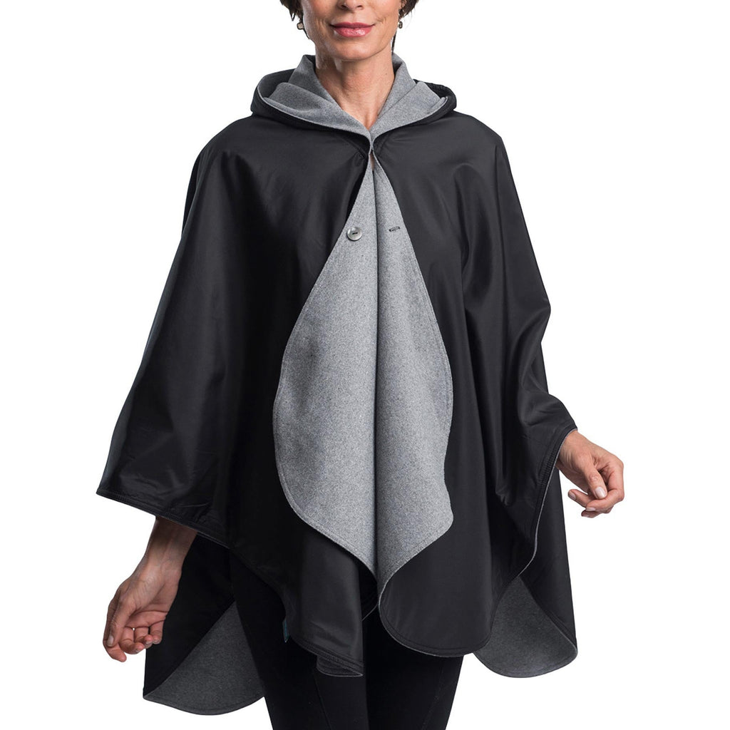 WarmCaper - Warm Pewter Grey - Reversible to Black Rainproof Side