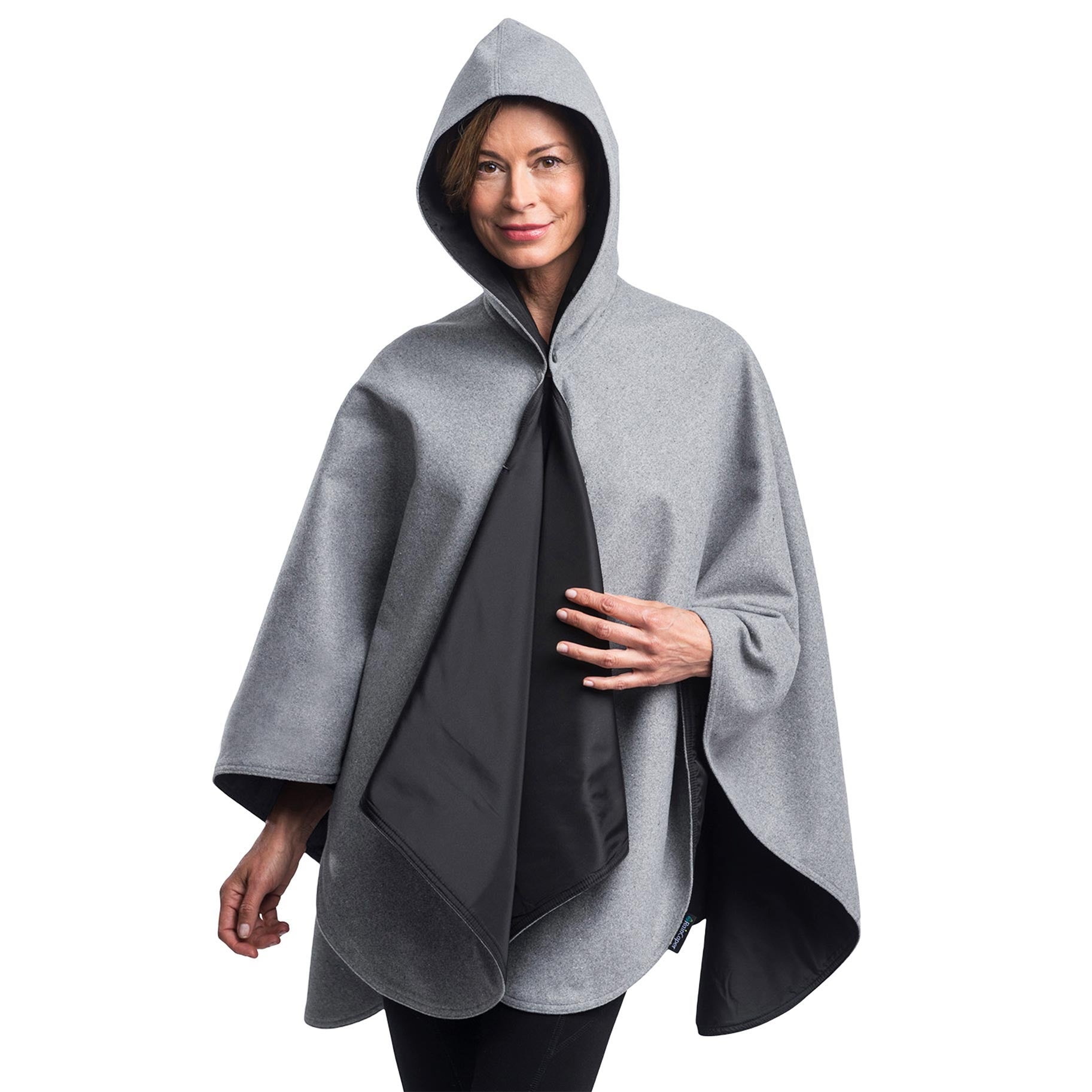 WarmCaper - Warm Pewter Grey - Reversible to Black Rainproof Side