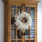 24" Artificia Real Touch White Norfolk Island Pine Wreath with Natural Look - Che Cose Belle
