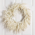 24" Artificia Real Touch White Norfolk Island Pine Wreath with Natural Look - Che Cose Belle