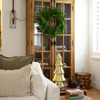 24" Artificial Real Touch Norfolk Island Pine Wreath with Natural Look - Che Cose Belle