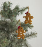 24 Piece Set- Iconic Christmas Mini Tabletop Tree Set- Hand Felted Wool Arcadia Home - Che Cose Belle