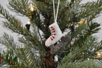 24 Piece Set- Iconic Christmas Mini Tabletop Tree Set- Hand Felted Wool Arcadia Home - Che Cose Belle