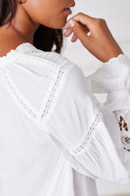 Stevie Blouse in Off White
