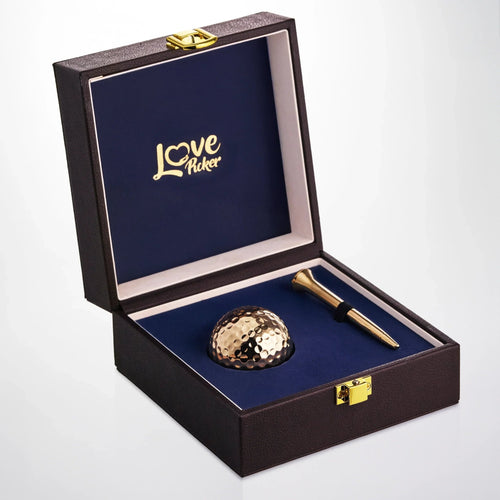 24K Gold - Dipped Golf Ball & Tee Set – For the Golfer Who Has Everything - Che Cose Belle