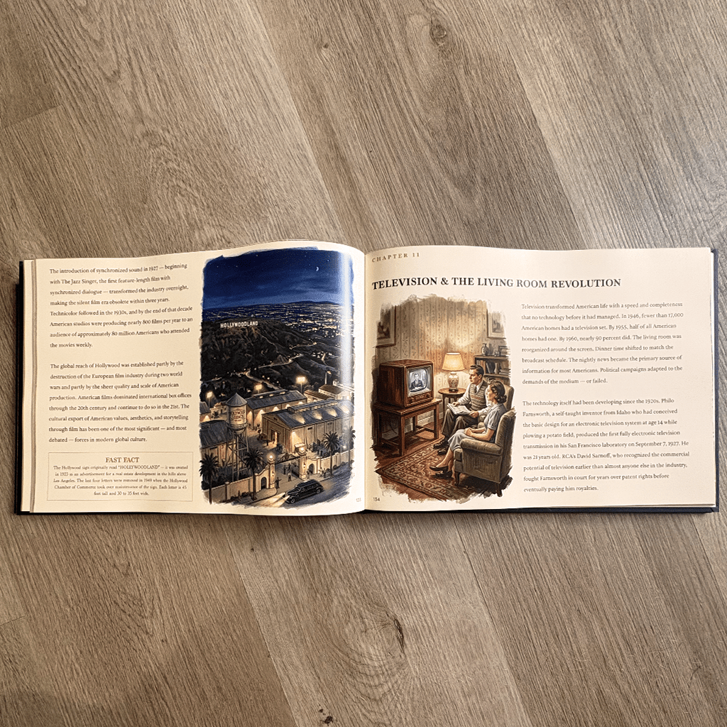 250 Years of American History: America's 250th Anniversary Coffee Table Book (200 Pages) - Che Cose Belle