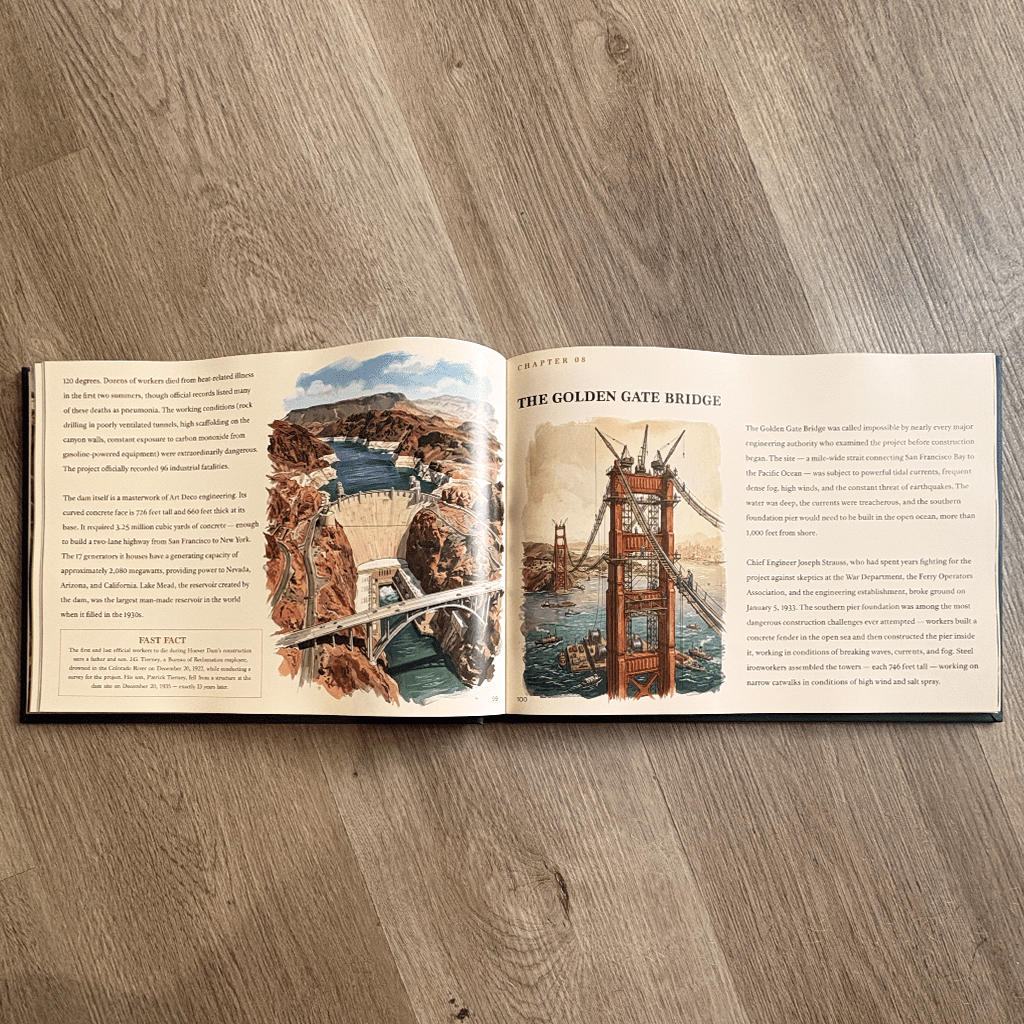 250 Years of American History: America's 250th Anniversary Coffee Table Book (200 Pages) - Che Cose Belle
