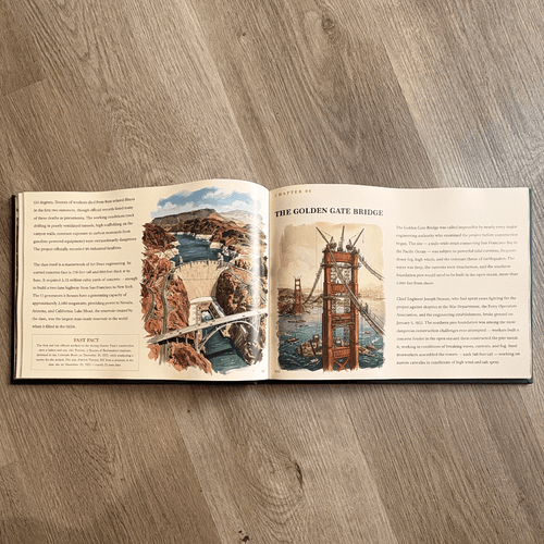 250 Years of American History: America's 250th Anniversary Coffee Table Book (200 Pages) - Che Cose Belle