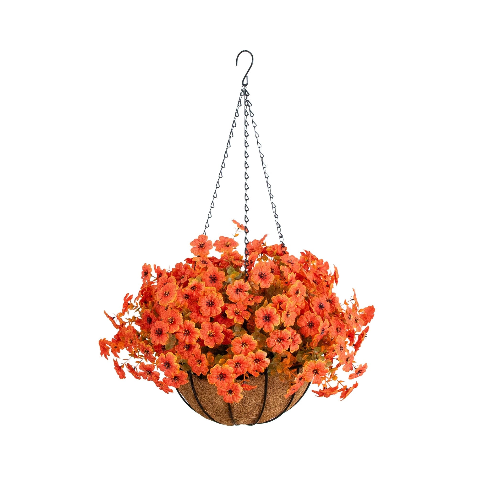 26" UV Resistant Autumn Artificial Daisy Fall Plant and Hanging Basket DIY Kit (Indoor/Outdoor) - Che Cose Belle