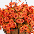 26" UV Resistant Autumn Artificial Daisy Fall Plant and Hanging Basket DIY Kit (Indoor/Outdoor) - Che Cose Belle