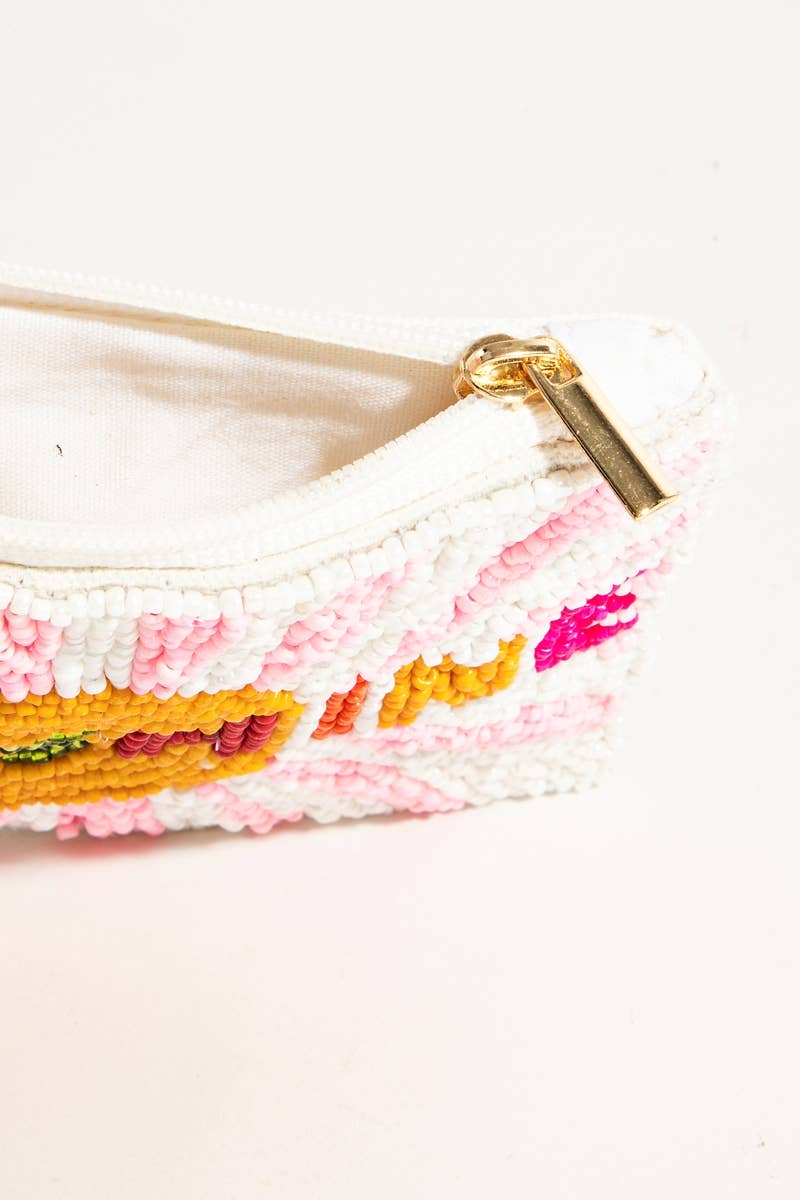 Sunshine Beaded Coin Purse