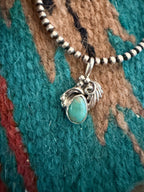 Handcrafted Sterling Silver and Turquoise Pendant