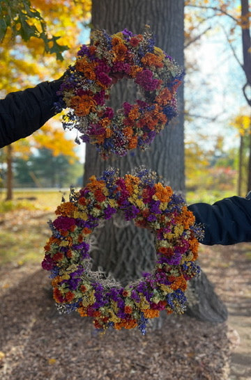 Dried Wreath-Crayon Box