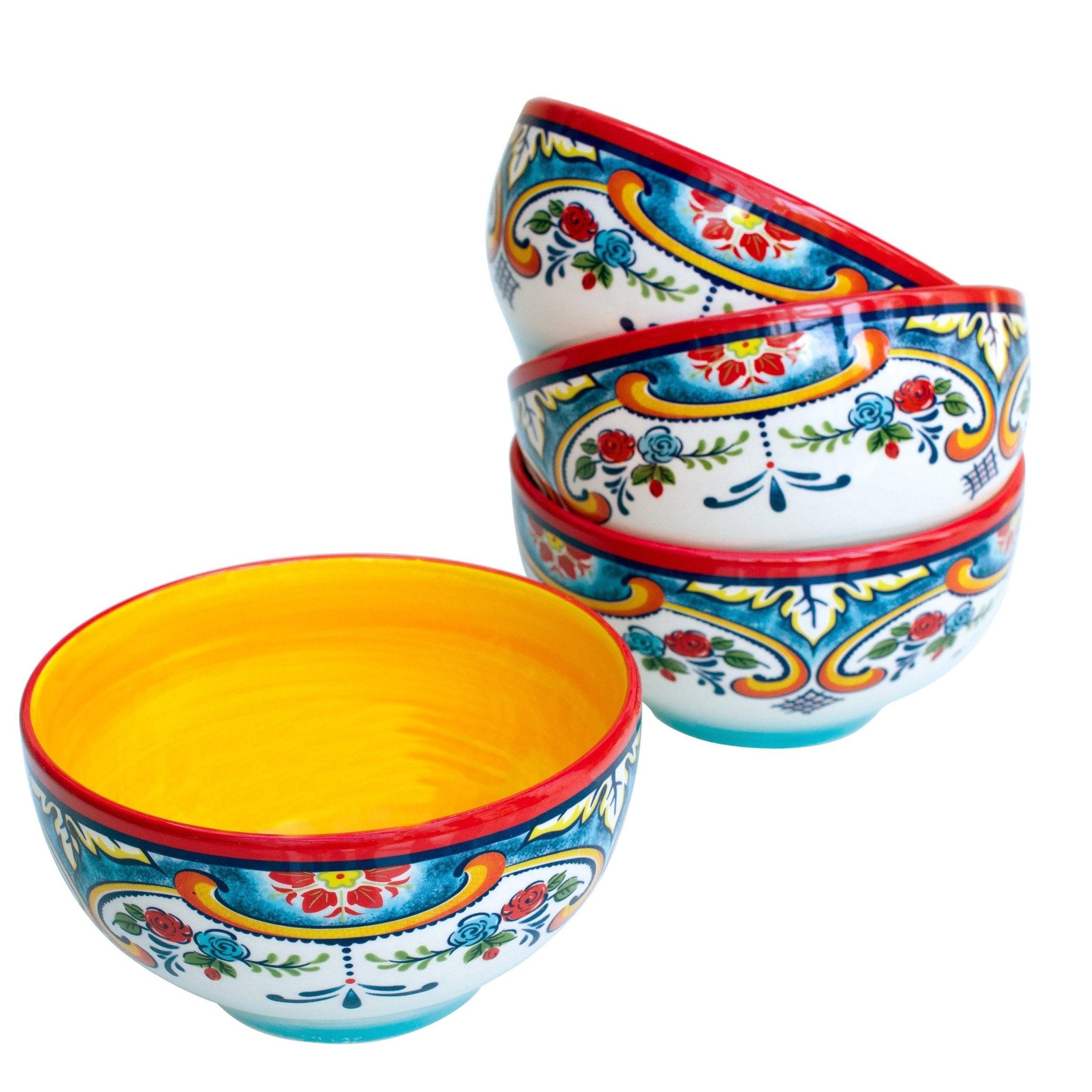 Zanzibar Stoneware Cereal Bowl Set - Che Cose Belle