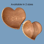 Wooden Heart PrayerBowl - Ephesians 3:14 - 21 - Che Cose Belle