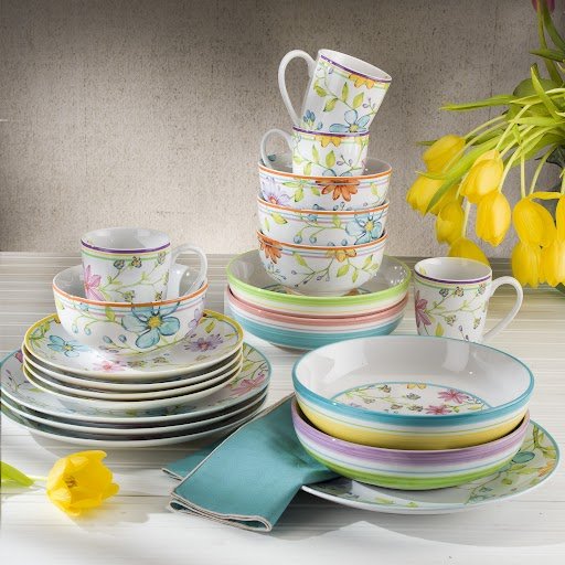 Charlotte 16 - Piece Stoneware Dinnerware Set - Che Cose Belle