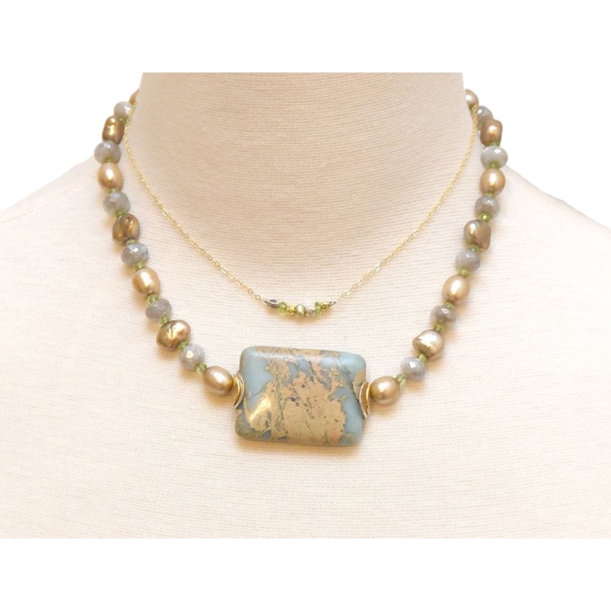 Geo Gem Necklace - Che Cose Belle