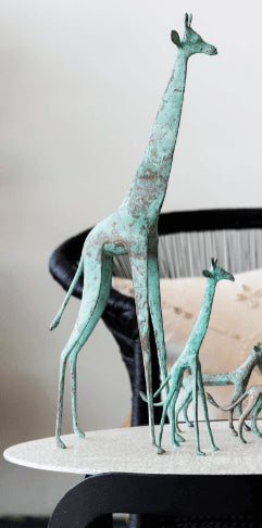 Tuareg Brass Giraffes Figurines